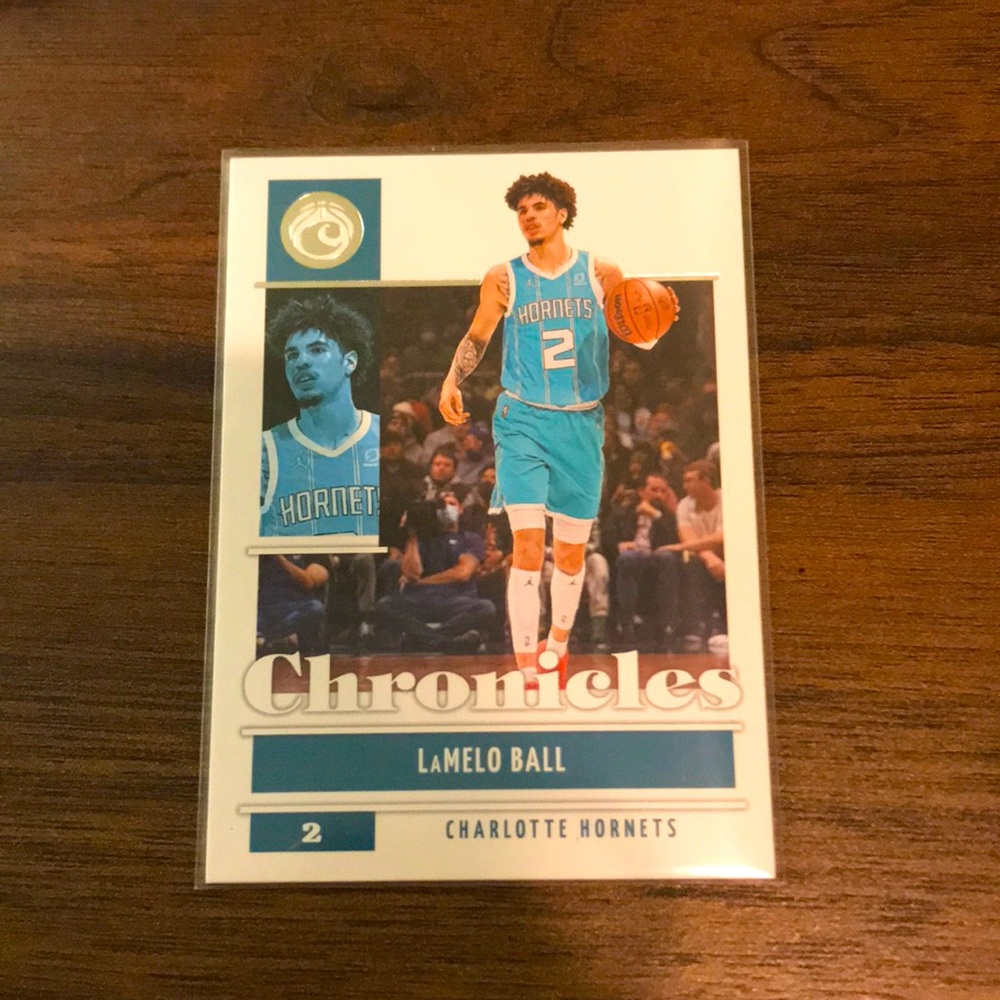 2021 chronicles LaMelo Ball Panini card